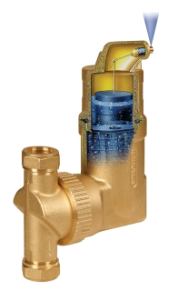 UA028 SpiroVent RV2 28mm Deaerator with Universal Connection